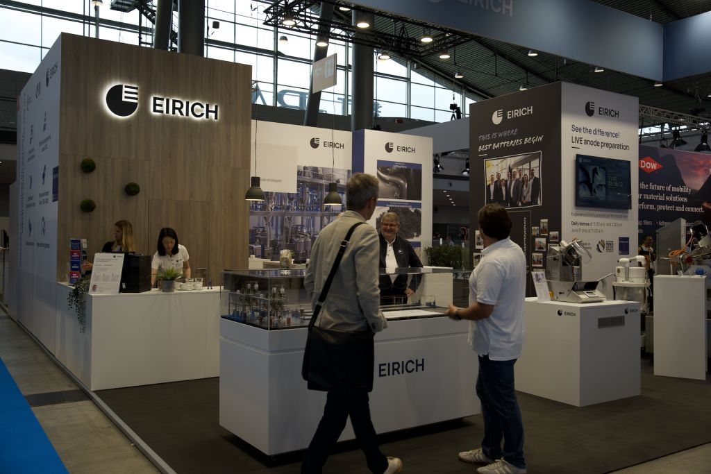 Premium-Industriemodell für Eirich auf der Battery Show Europe 2026 in Stuttgart
