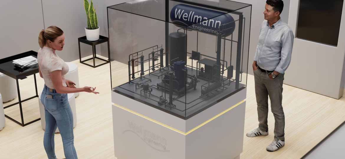 Wellmann Messe Modell